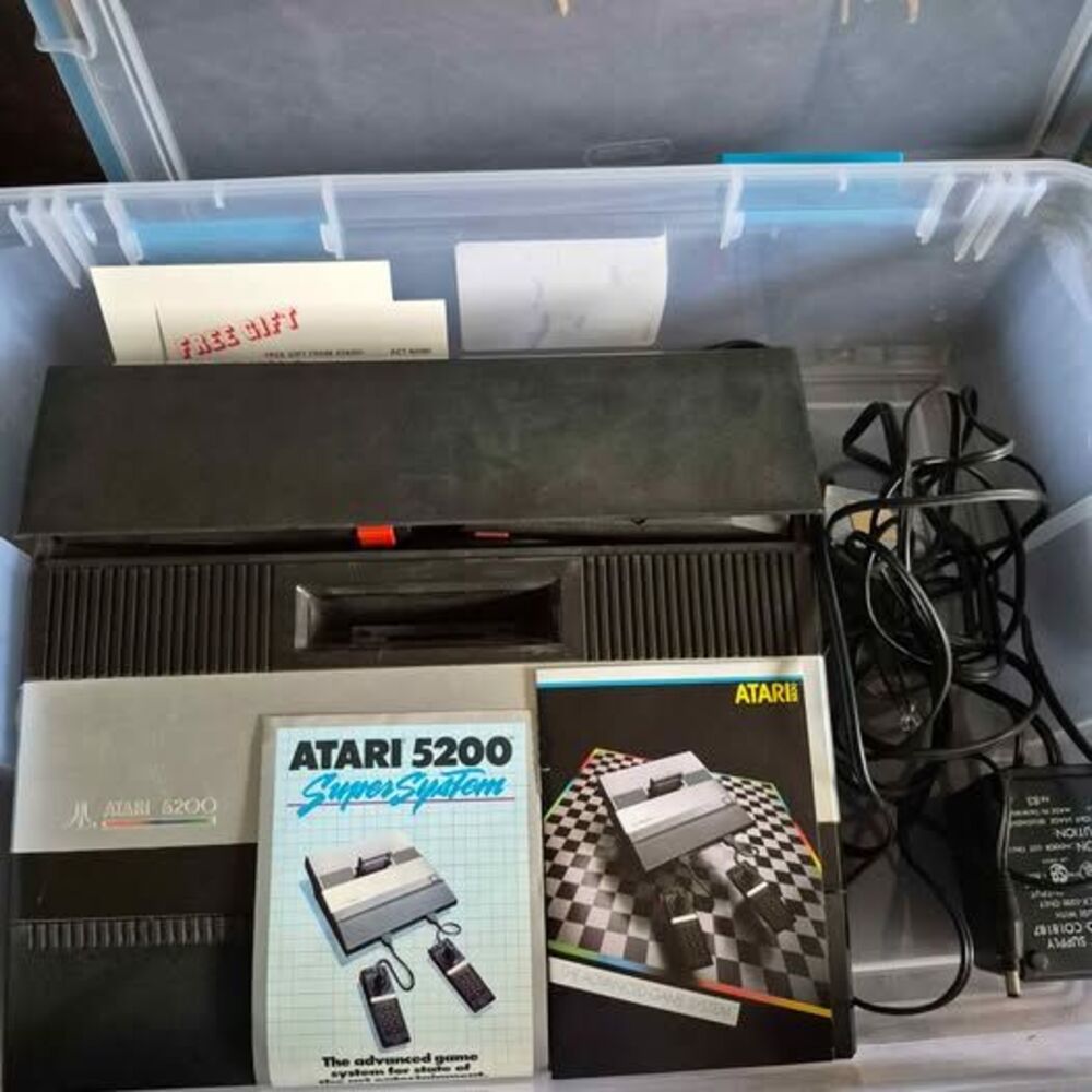 Atari 5200 SuperSystem Console w/ Games & Controllers and 14 games